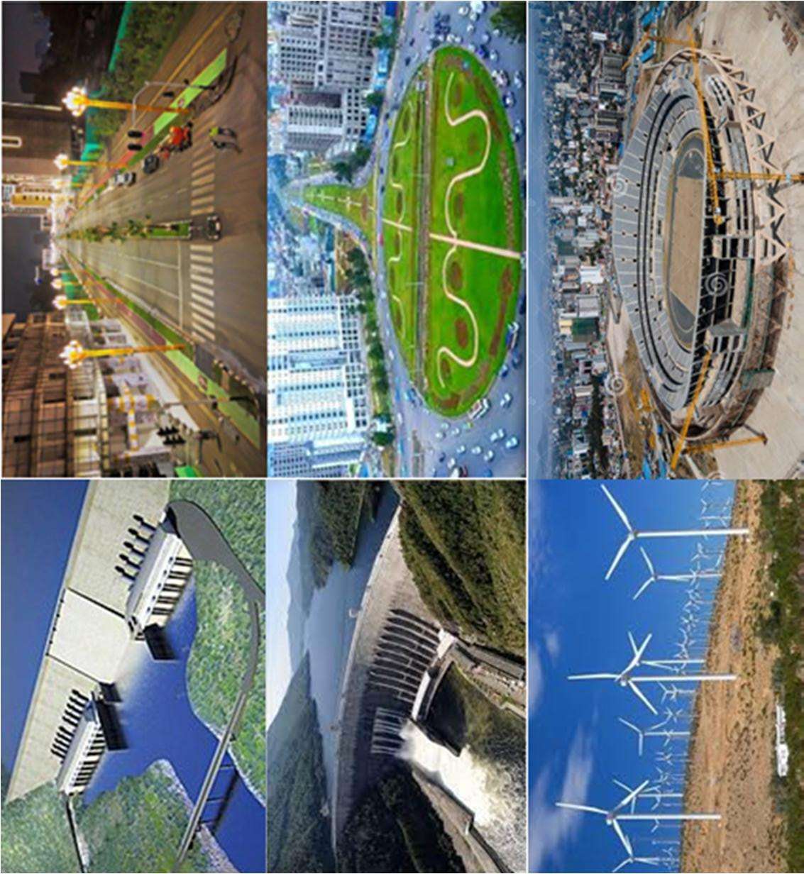 Major Infrastructure Projects - GERD, Gilgel Gibe Dam, Addis Ababa Stadium, Wind Farms, and Corridor Projects